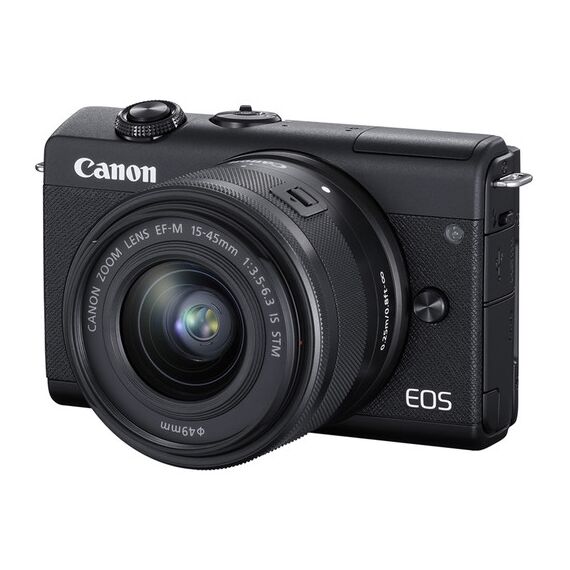 Canon EOS M200 Mirrorless Digital Camera with 15-45mm Lens (Black)