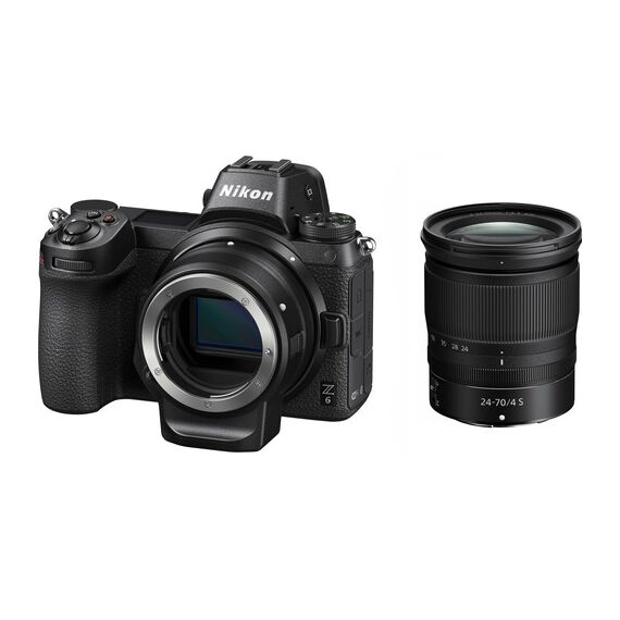 Nikon Z 6 Mirrorless Digital Camera with 24-70mm Lens and FTZ Mount Adapter Kit