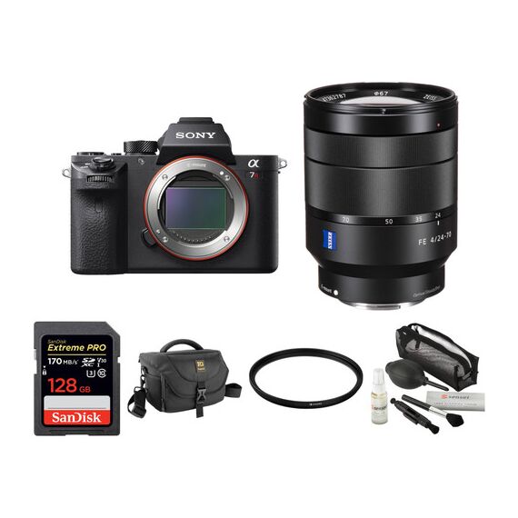 Sony Alpha a7R II Mirrorless Digital Camera with 24-70mm f/4 Lens Professional Kit
