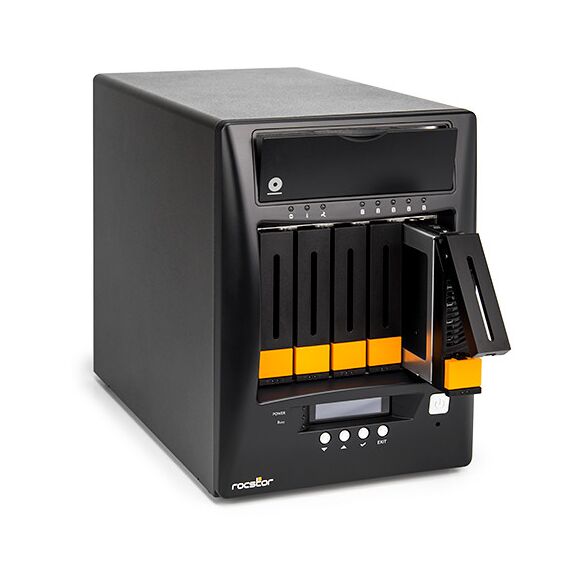 Rocstor Enteroc N56 Desktop NAS Server with Dual Gigabit Ethernet (20TB HDD)