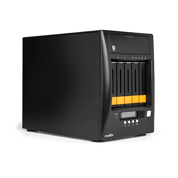 Rocstor Enteroc N56 Desktop NAS Server with Dual Gigabit Ethernet (40TB HDD)
