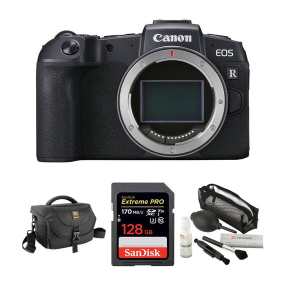 Canon EOS RP Mirrorless Digital Camera Body with Accessories Kit