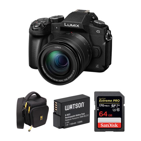 Panasonic Lumix DMC-G85 Mirrorless Micro Four Thirds Digital Camera with 12-60mm Lens and Accessory Kit