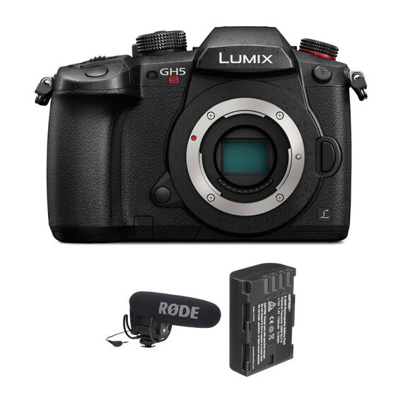 Panasonic Lumix DC-GH5S Mirrorless Micro Four Thirds Digital Camera with Microphone Kit