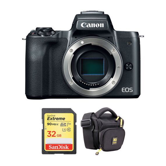 Canon EOS M50 with Memory Card Kit