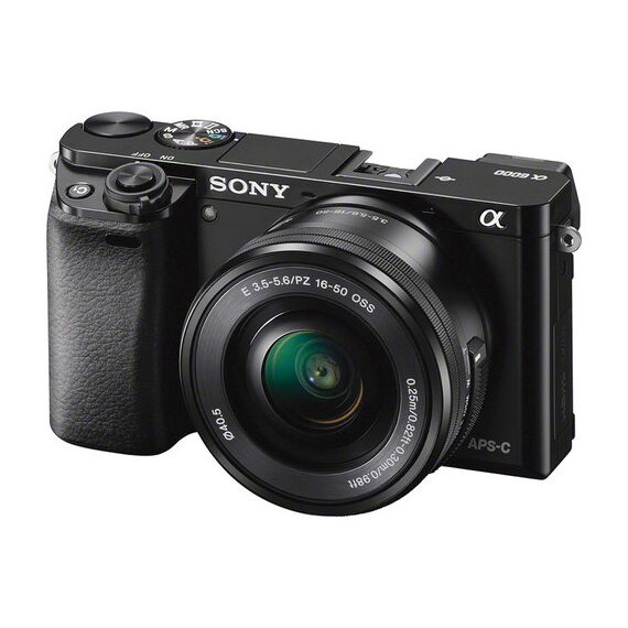 Sony Alpha a6000 Mirrorless Digital Camera with 16-50mm Lens (Black)