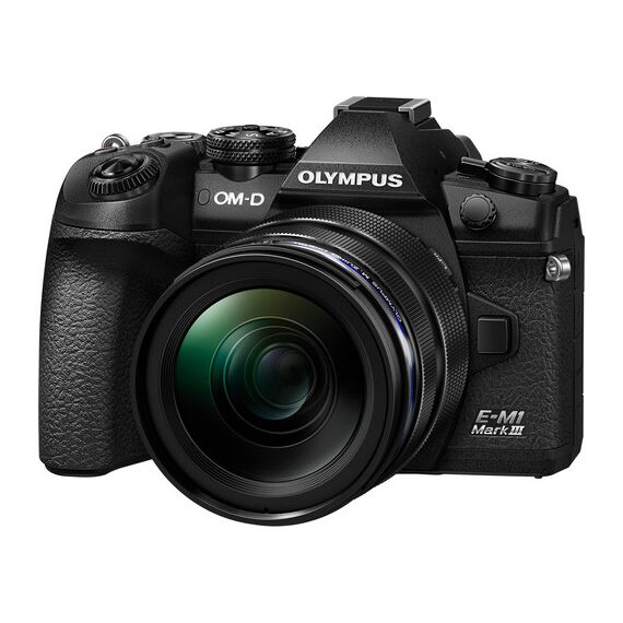 Olympus OM-D E-M1 Mark III Mirrorless Digital Camera with 12-40mm Lens