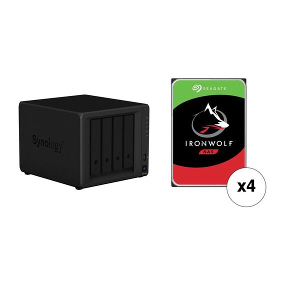 Synology DiskStation 40TB DS418play NAS Enclosure Kit with Seagate NAS Drives (4 x 10TB)