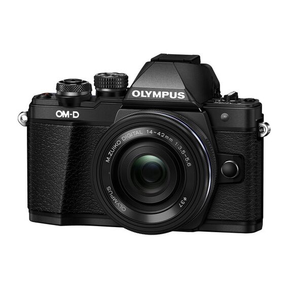Olympus OM-D E-M10 Mark II Mirrorless Micro Four Thirds Digital Camera with 14-42mm EZ Lens (Black)