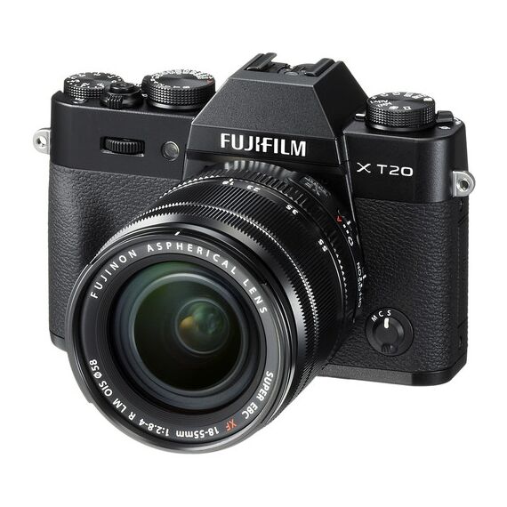 FUJIFILM X-T20 Mirrorless Digital Camera with 18-55mm Lens (Black)