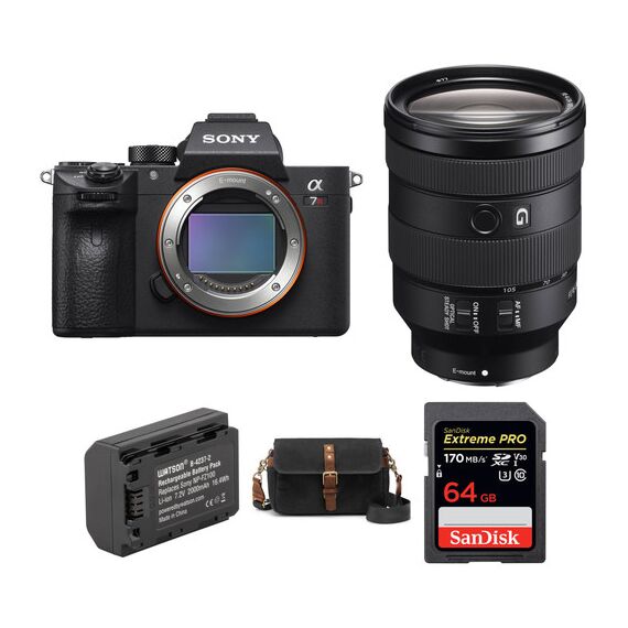 Sony Alpha a7R III Mirrorless Digital Camera with 24-105mm Lens and Accessories Kit