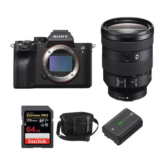 Sony Alpha a7R IV Mirrorless Digital Camera with 24-105mm Lens and Accessories Kit