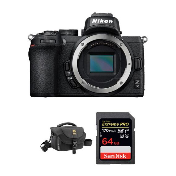 Nikon Z 50 Mirrorless Digital Camera Body with Accessories Kit