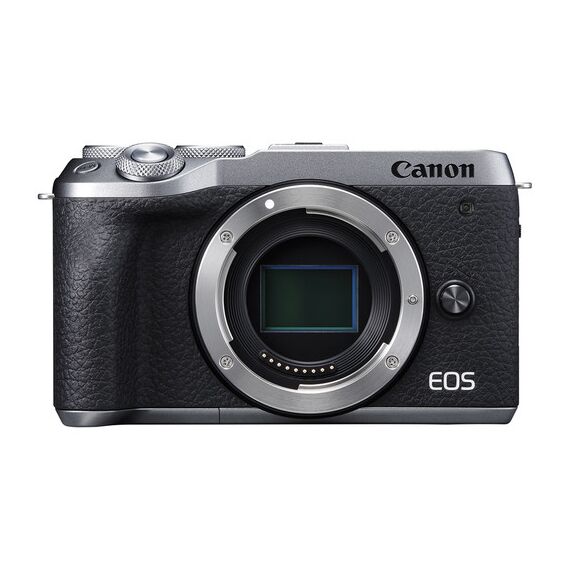 Canon EOS M6 Mark II Mirrorless Digital Camera (Silver, Body Only)
