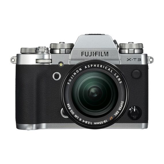 FUJIFILM X-T3 Mirrorless Digital Camera with 18-55mm Lens (Silver)