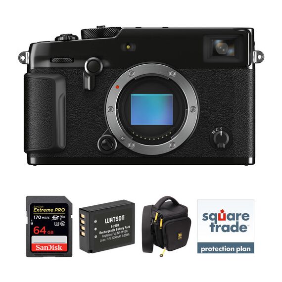 FUJIFILM X-Pro3 Mirrorless Digital Camera Body Deluxe Kit (Black)