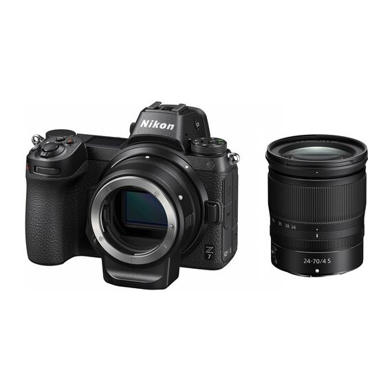 Nikon Z 7 Mirrorless Digital Camera with 24-70mm Lens and FTZ Adapter Kit