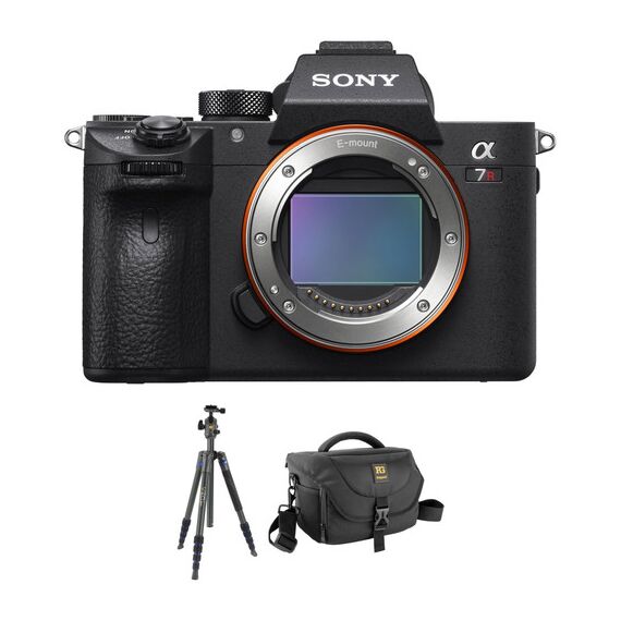 Sony Alpha a7R III Mirrorless Digital Camera Body with Tripod Kit