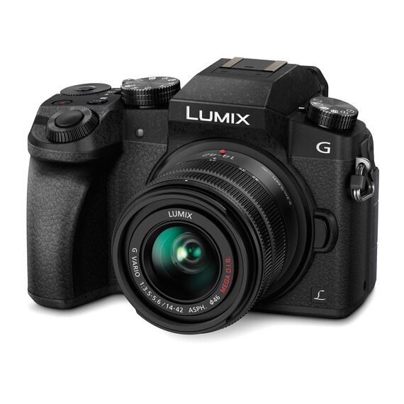 Panasonic Lumix DMC-G7 Mirrorless Micro Four Thirds Digital Camera with 14-42mm Lens (Black)