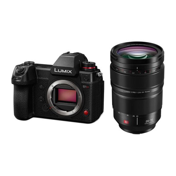 Panasonic Lumix DC-S1H Mirrorless Digital Camera with 24-70mm f/2.8 Lens Kit