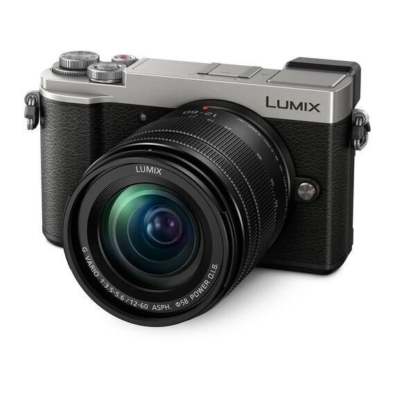 Panasonic Lumix DC-GX9 Mirrorless Micro Four Thirds Digital Camera with 12-60mm Lens (Silver)