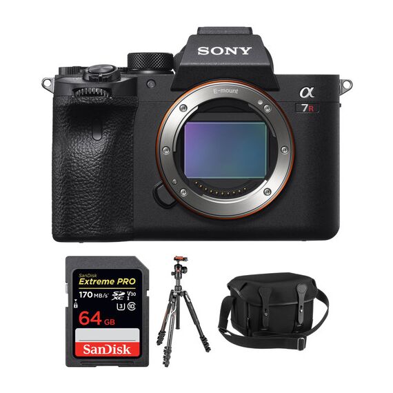 Sony Alpha a7R IV Mirrorless Digital Camera Body with Tripod Kit
