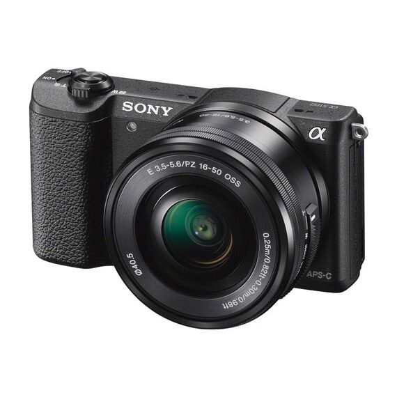 Sony Alpha a5100 Mirrorless Digital Camera with 16-50mm Lens (Black)