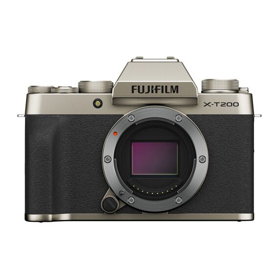 FUJIFILM X-T200 Mirrorless Digital Camera (Body Only, Champagne Gold)