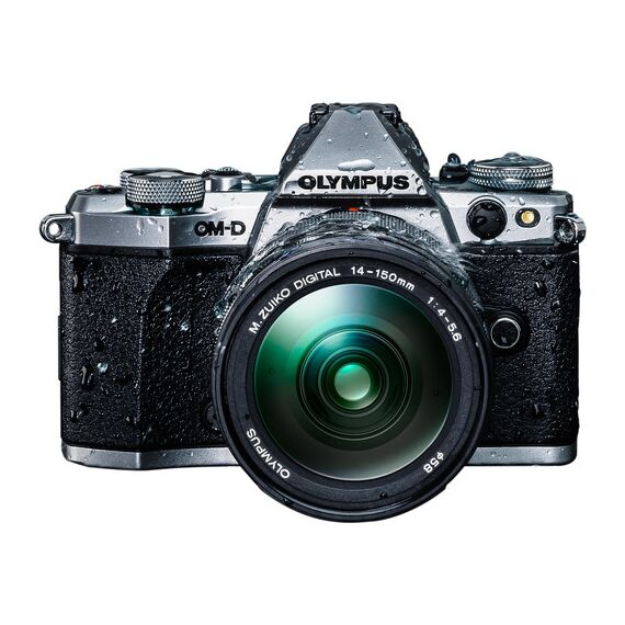 Olympus OM-D E-M5 Mark II Mirrorless Micro Four Thirds Digital Camera with 14-150mm f/4-5.6 Lens Kit (Silver)