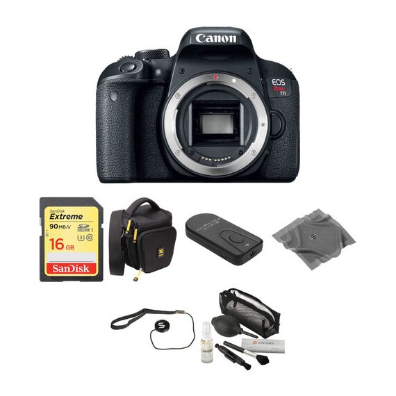 Canon EOS Rebel T7i DSLR Camera Body Basic Kit