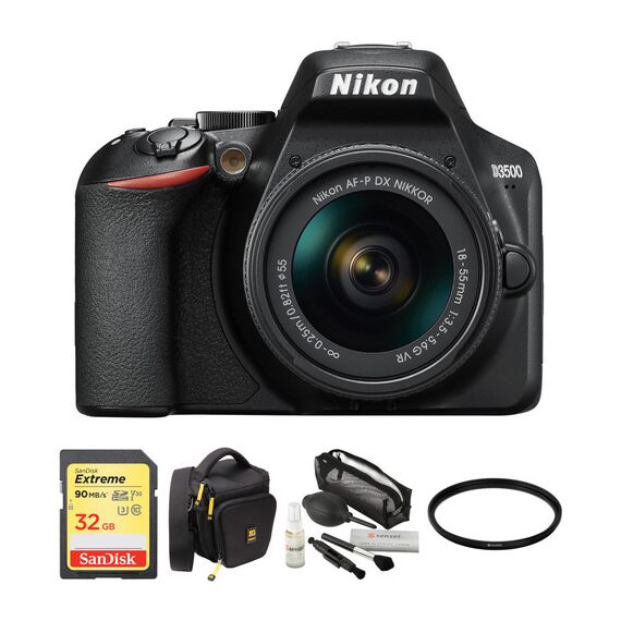 Nikon D3500 DSLR Camera with 18-55mm Lens Basic Kit