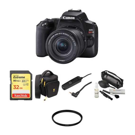 Canon EOS Rebel SL3 DSLR Camera with 18-55mm Lens Basic Kit (Black)