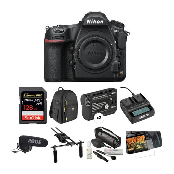 Nikon D850 DSLR Camera Video Kit