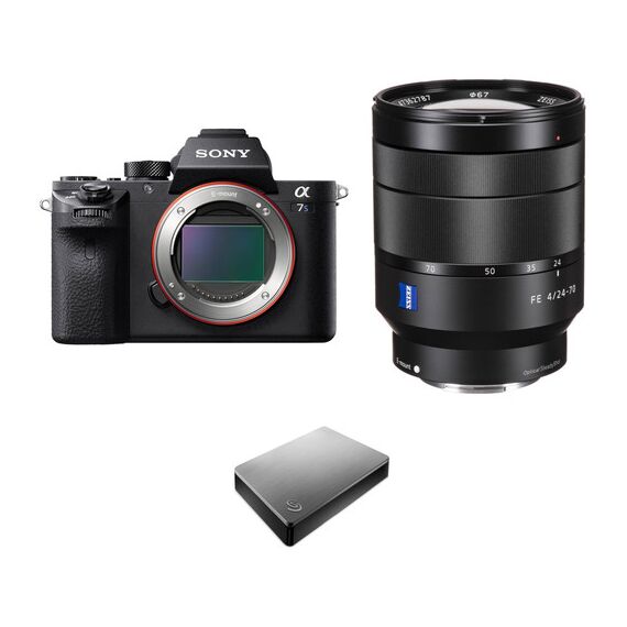Sony Alpha a7S II Mirrorless Digital Camera with 24-70mm f/4 Lens & Storage Kit