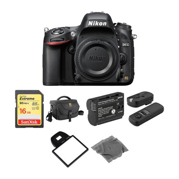 Nikon D610 DSLR Camera Body Basic Kit
