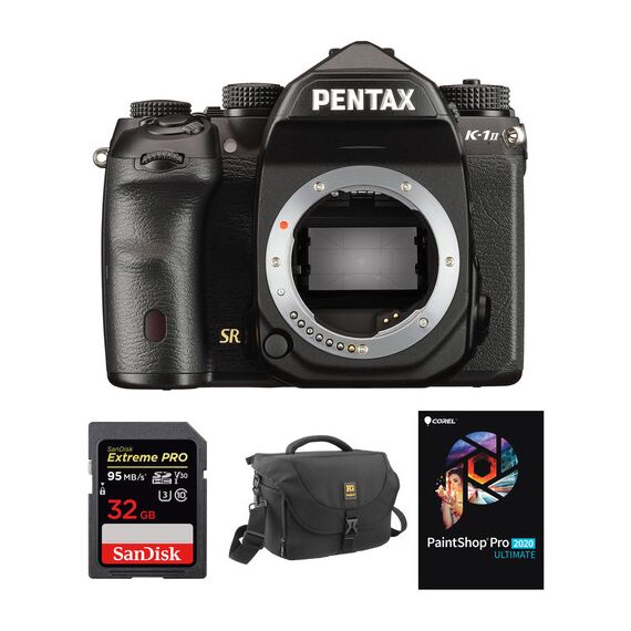 Pentax K-1 Mark II DSLR Camera Body with Accessories Kit
