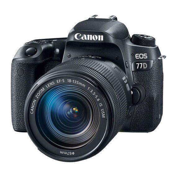 Canon EOS 77D DSLR Camera with 18-135mm USM Lens