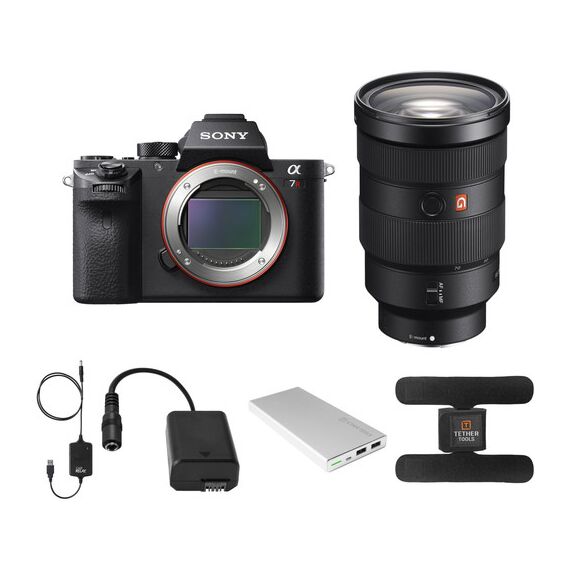 Sony Alpha a7R II Mirrorless Digital Camera with 24-70mm f/2.8 Lens and Tether Tools Accessories Kit