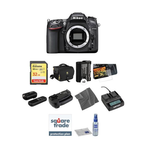 Nikon D7100 DSLR Camera Body Deluxe Kit
