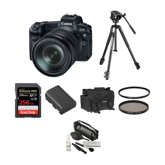 Canon EOS R Mirrorless Digital Camera with 24-105mm Lens Wilderness Bundle