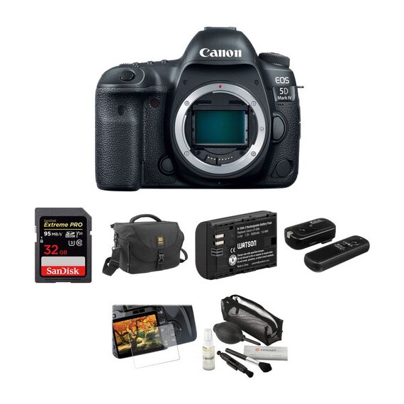 Canon EOS 5D Mark IV DSLR Camera Body Basic Kit