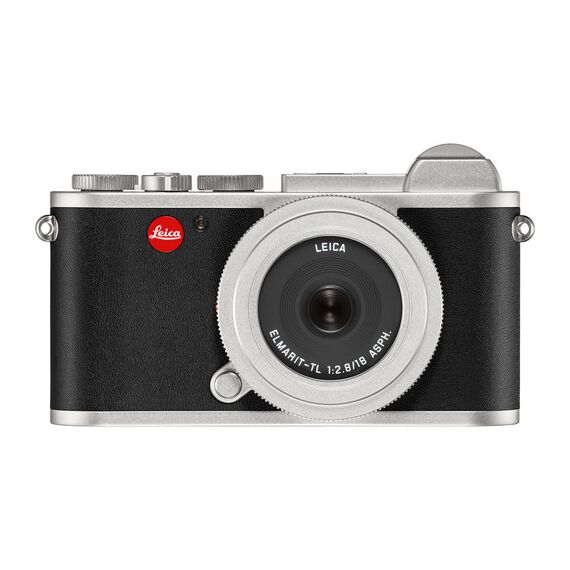 Leica CL Mirrorless Digital Camera with 18mm Lens (Silver Anodized)
