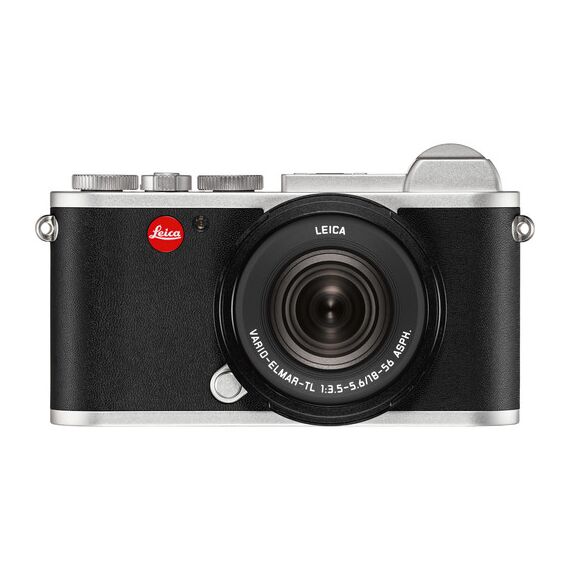 Leica CL Mirrorless Digital Camera with 18-56mm Lens (Silver Anodized)