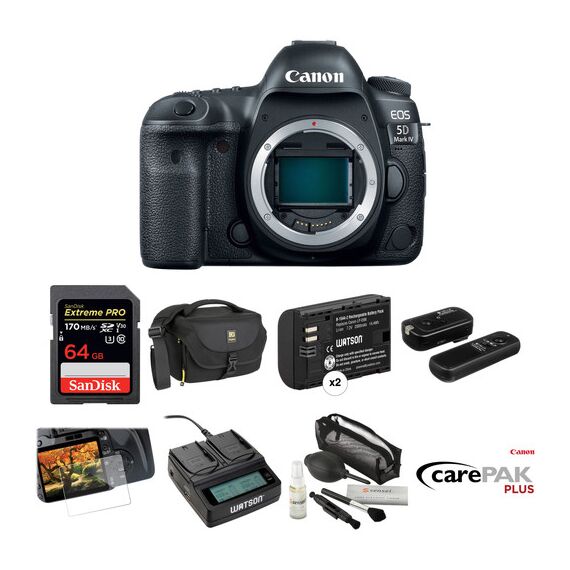 Canon EOS 5D Mark IV DSLR Camera Body Deluxe Kit