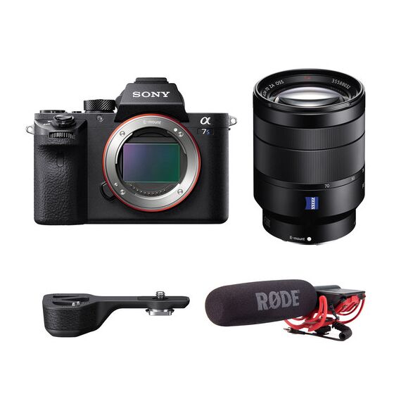 Sony Alpha a7S II Mirrorless Digital Camera with 24-70mm f/4 Lens & Accessories Kit