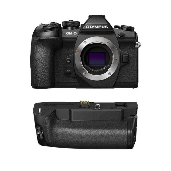 Olympus OM-D E-M1 Mark II Mirrorless Micro Four Thirds Digital Camera with Battery Grip Kit