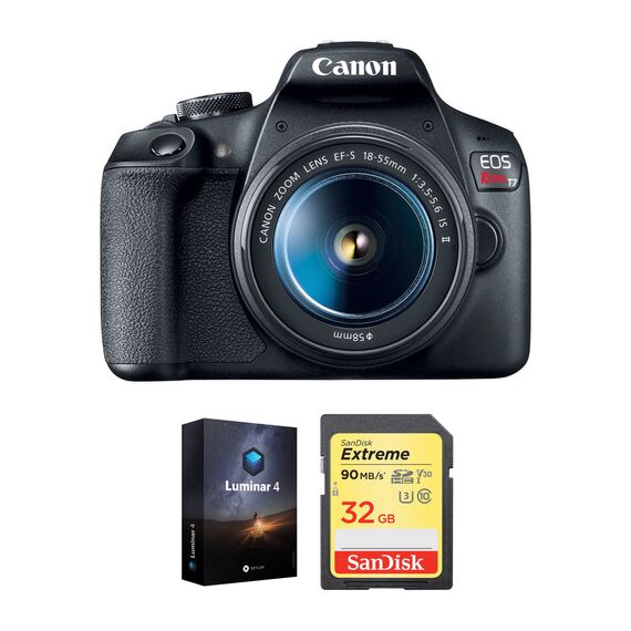 Canon EOS Rebel T7 DSLR Camera with 18-55mm Lens and Accessory Kit