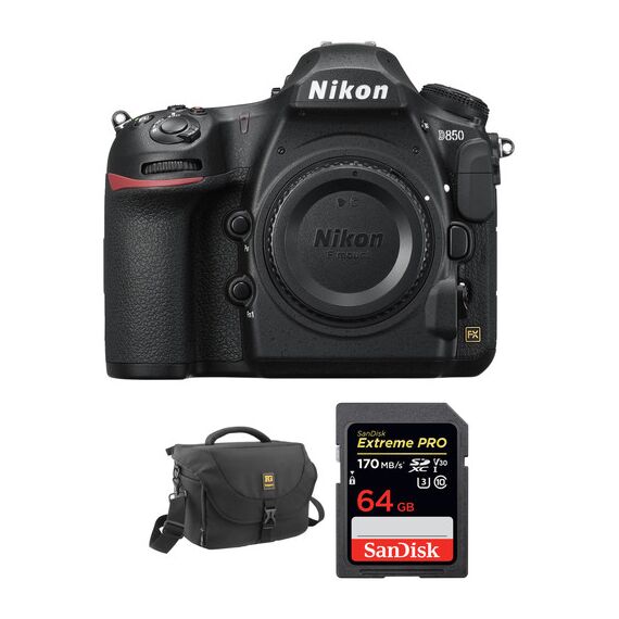Nikon D850 DSLR Camera Body and Accessories Kit