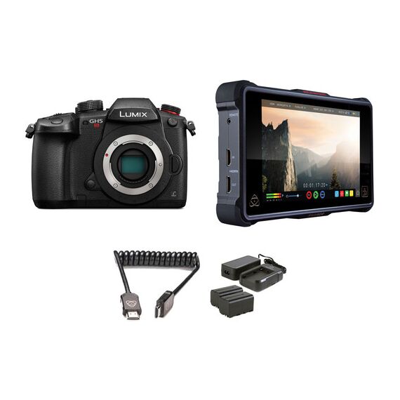 Panasonic Lumix DC-GH5S Mirrorless Micro Four Thirds Digital Camera HDR Filmmaker Kit