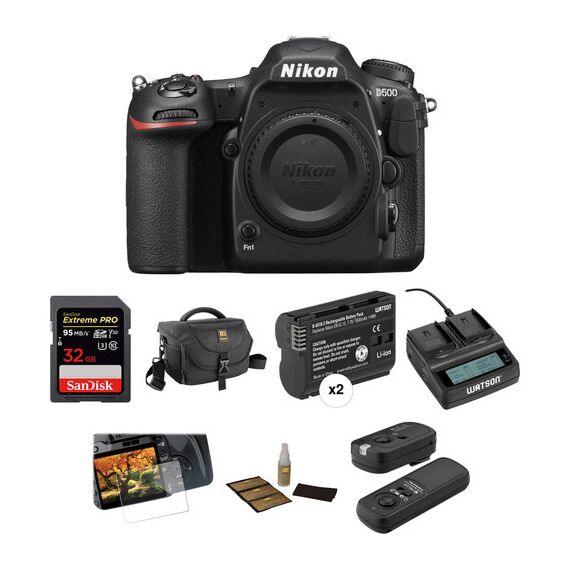 Nikon D500 DSLR Camera Body Deluxe Kit